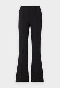 MID WAIST BOOTCUT TROUSERS - Kalhoty - black