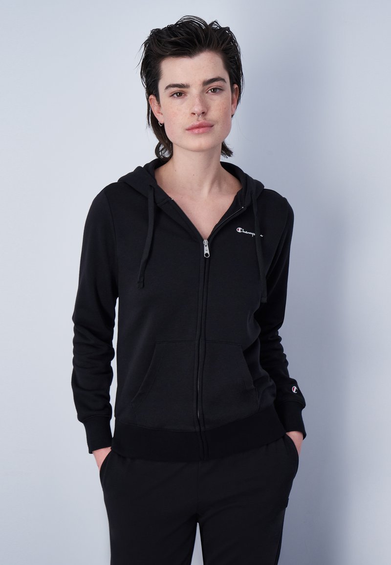 Champion ICONS - Sudadera con cremallera - black