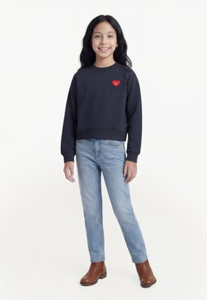 ONLY GIRLS KOGEVISA O NECK - Φούτερ - night sky