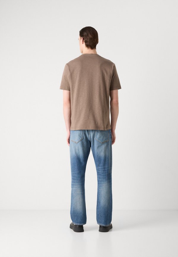 Print T-shirt - open beige2