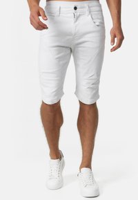 INDICODE JEANS - LEON - Jeansshorts - offwhite Miniatyrbild 1