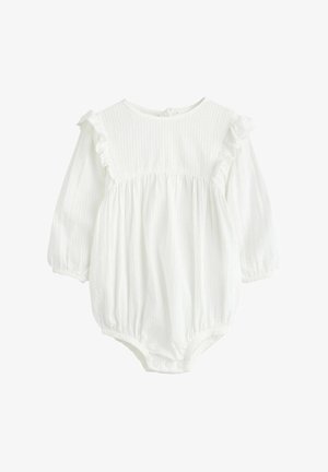 REGULAR FIT LONG SLEEVE BLOOMER - Glaustinukė - ecru white broderie