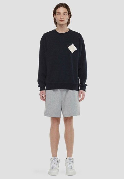 MCM MIT LOGOAUFNÄHER - Sweatshirt - blue