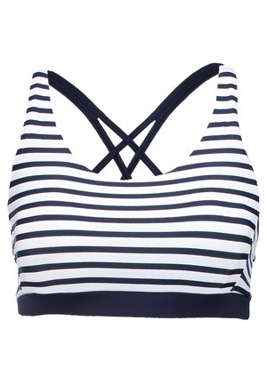 Venice Beach BUSTIER - Bikini-Top - white/navy