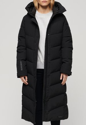 Superdry & Co CITY CHEVRON PADDED LINE - Wintermantel - black