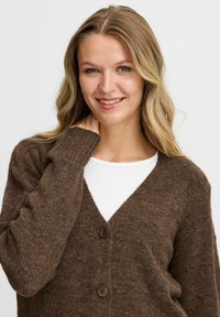 Fransa FRELISE - Cardigan - rain drum melange