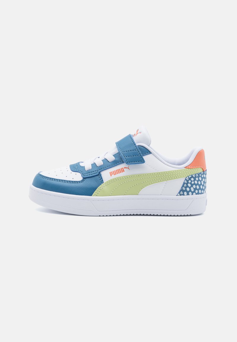 Puma CAVEN 2.0 UNISEX - Sneaker low - blue horizon/pistachio green/white