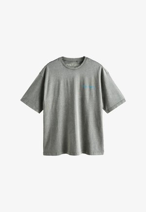 Next, NEXT - T-shirt print - charcoal grey pink floyd