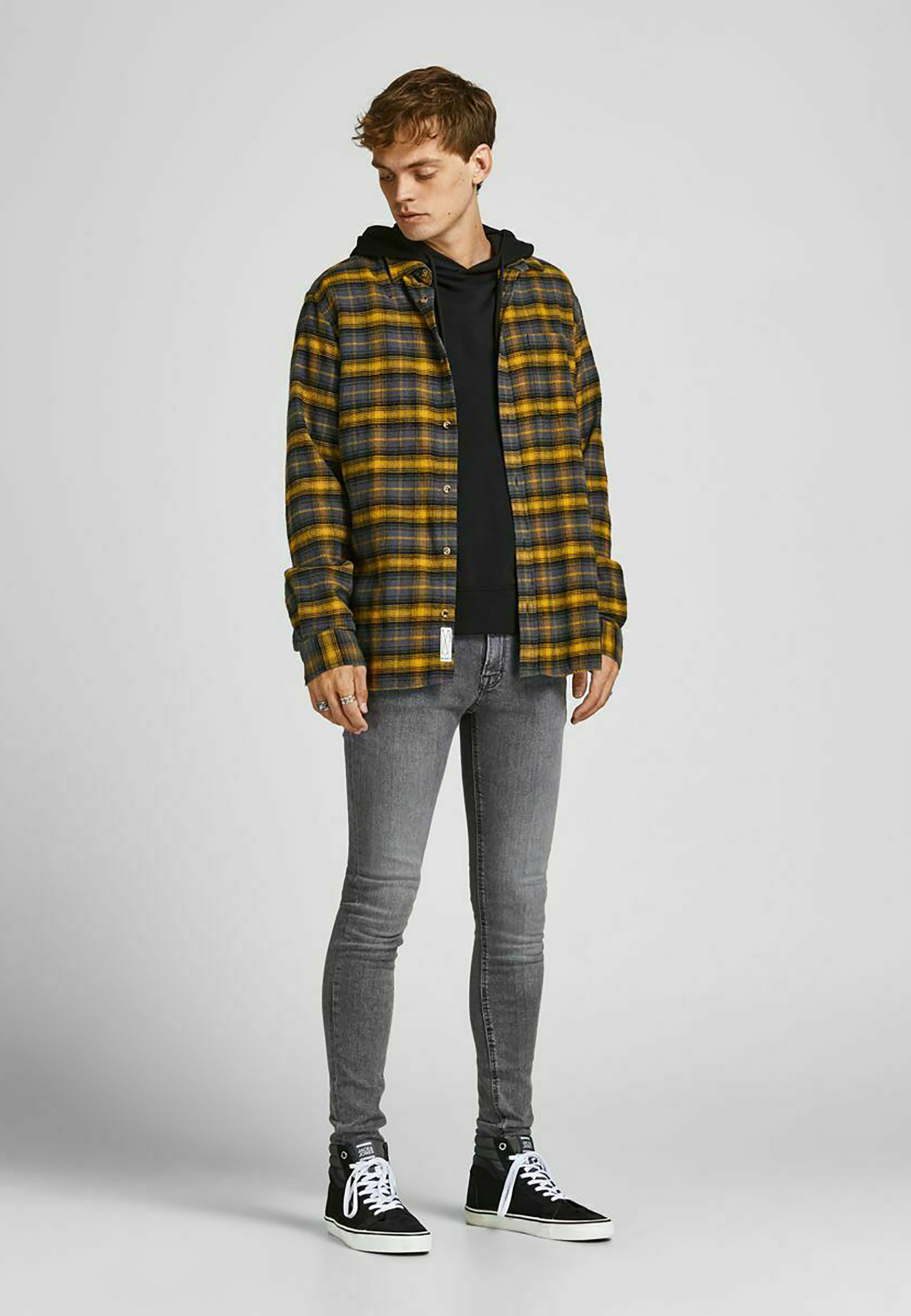 Jack \u0026 Jones Jeans Skinny Fit - grey denim/grigio - Zalando.it