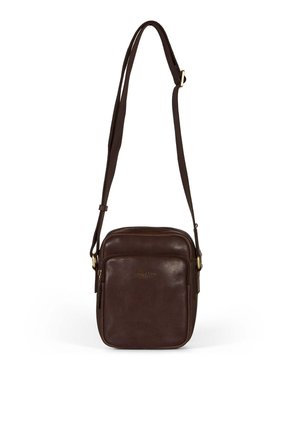 EDDIE - Olkalaukku - dark brown