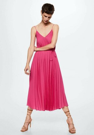 FORTUNY - Day dress - fuchsia