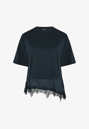 Yours Clothing, PLUS SIZE CASUAL TOPS. - Maglietta a manica lunga - navy