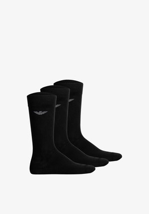 Emporio Armani, 3-PACK SHORT SOCKS - 3-PACK SHORT SOCKS - Socken - black/black/black