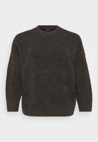 VMCBOOM O NECK - Strikkegenser - chocolate torte melange