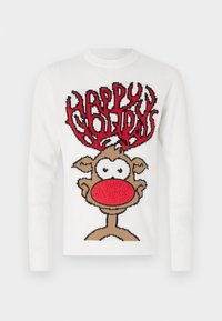 ONSXMAS APLICATION CREW UNISEX - Jumper - cloud dancer