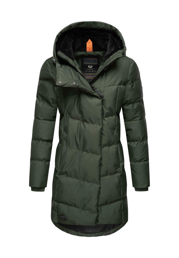 PAVLA - Wintermantel - dark olive