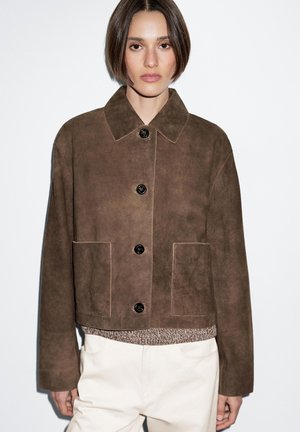 Massimo Dutti - Kurtka skórzana