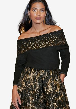 OFF THE SHOULDER - Džemperis - black
