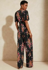 Love & Roses TWIST FRONT - Overal - black floral