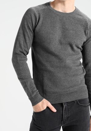 Trui - mottled dark grey