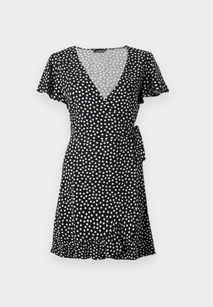 Even&Odd, POLKA DOT DRESS - Robe de jour - black