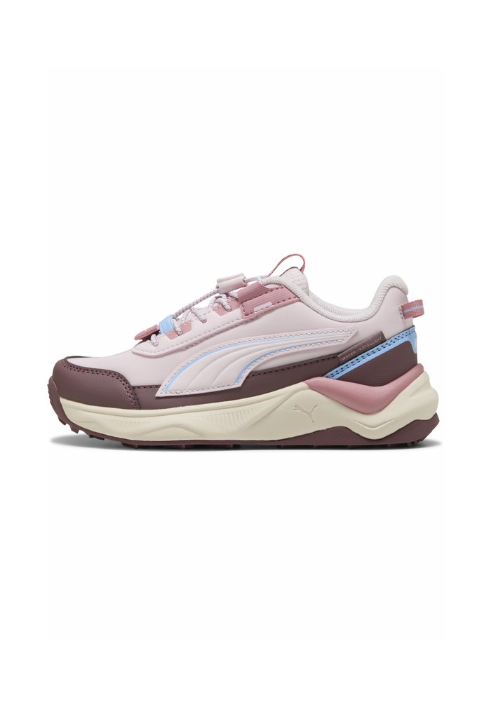 PUMA EVOLVE 2,0 TRAIL LO PS UNISEX - Trail running shoes - powder pink-blue guppy-rich cocoa