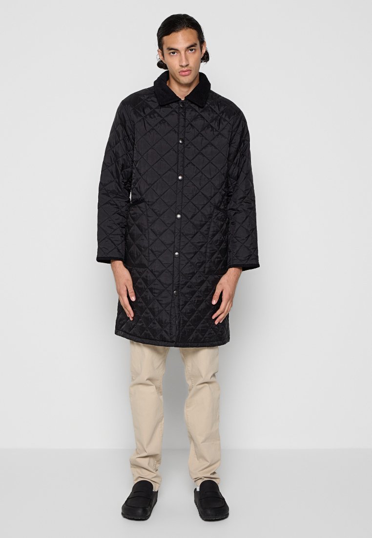 Barbour Halflange jas zwart Barbour Halflange jas zwart