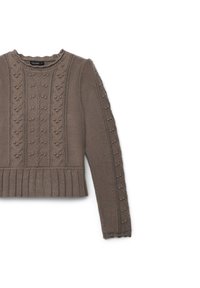Calliope CON LAVORAZIONE - Pullover - fango