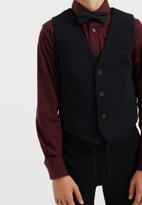 WE Fashion SLIM FIT GILET - Kostymväst - black