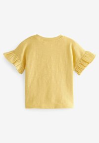 Next FRILL SHORT SLEEVE - REGULAR FIT - T-shirts print - yellow