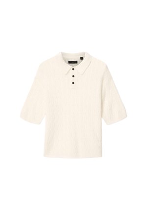 AllSaints, CYCLONE SS POLO - Poloshirt - ecru white
