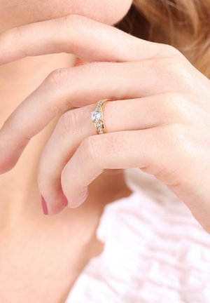 Lucardi BASIC - Bague - gold-coloured