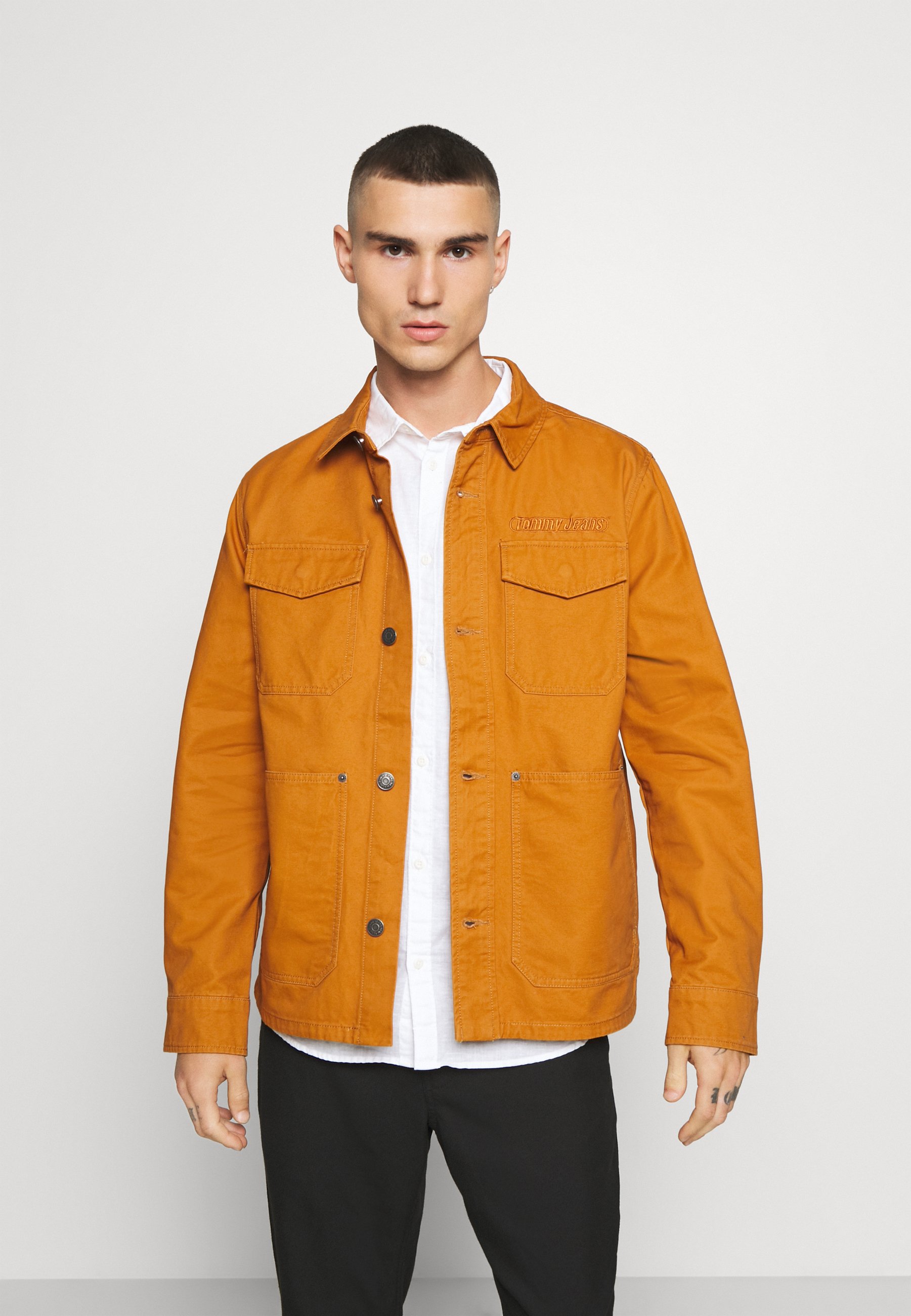 mustard cargo jacket