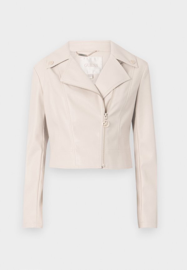 CLEMENCE  - Faux leather jacket - pearl oyster3