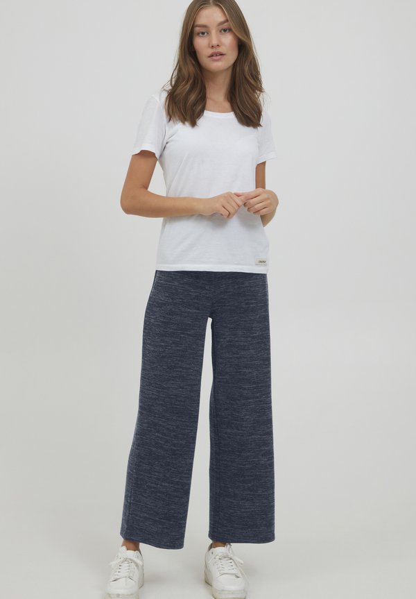 OXBERENICE LOOSE FIT - Tracksuit bottoms - total eclipse melange3