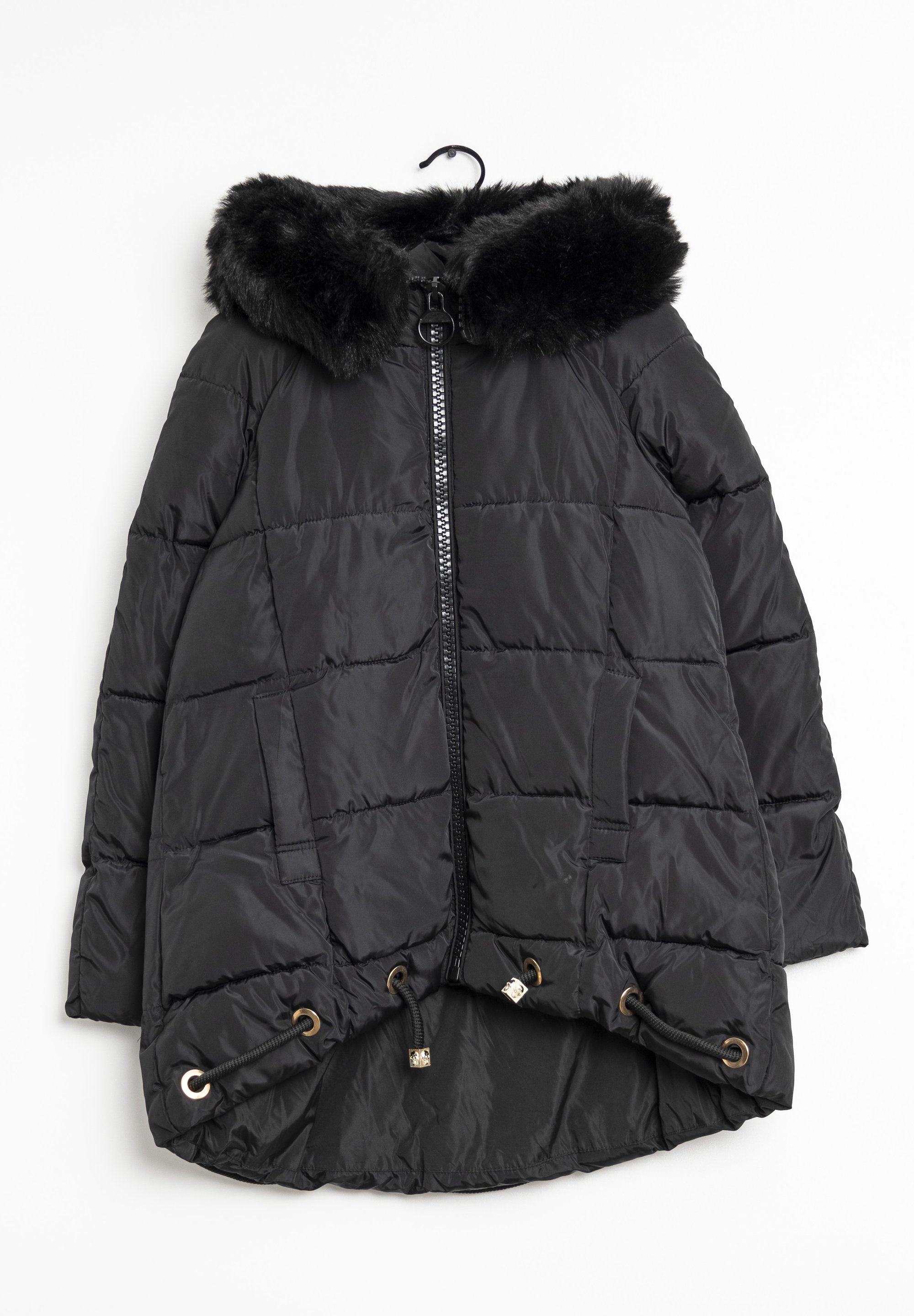 Fourrure De Petit Gris En 4 Lettres Alberta Ferretti Veste d'hiver - black/noir - (Seconde main) - ZALANDO.FR