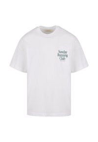 SUNDAY RUNNING CLUB - T-shirt print - white