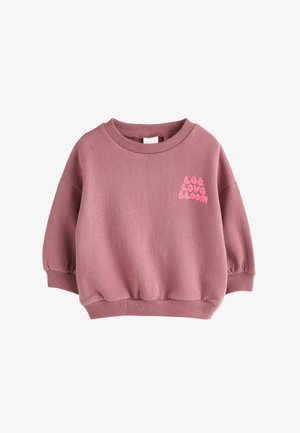 CREW NECK - Sportinis megztinis - mocha brown let love bloom