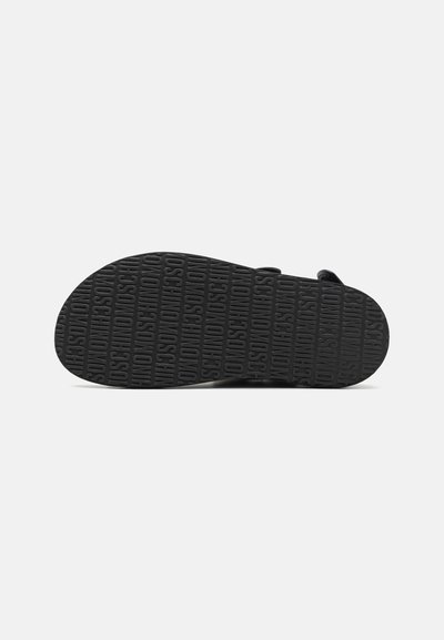 MOSCHINO DONNA - Sandales - marrone/nero