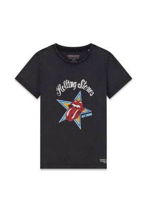 Guess Jeans, STRASS-T-SHIRT GJ X ROLLING STONES - T-shirt imprimé - schwarz