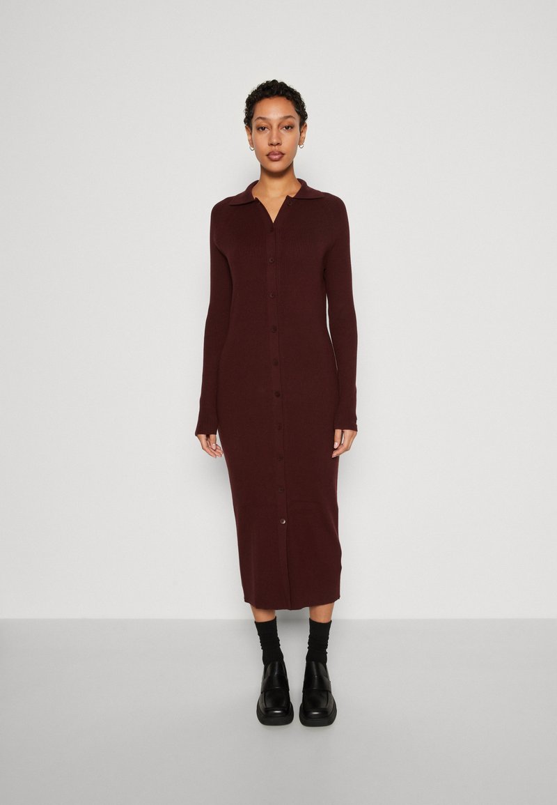 Calvin Klein ESSENTIAL DRESS Robe fourreau burgundy/bordeaux