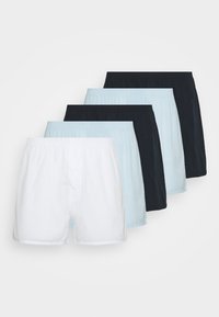 Não selecionado, dark blue/light blue/white