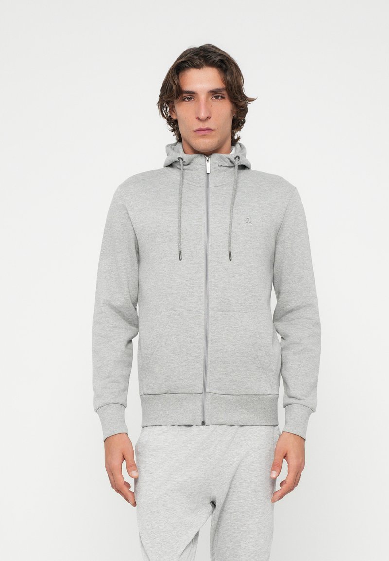 Mexx Sweater met rits lichtgrijs