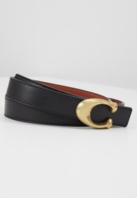 COACH SCULPTED REVERSIBLE BELT - Ζώνη - saddle