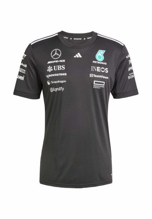 adidas Originals MERCEDES - AMG PETRONAS FORMULA ONE TEAM DRIVER BLACK MEN - Print T-shirt - black   white
