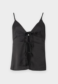 ONLJENNY LIFE STRAP TIE - Bluse - black
