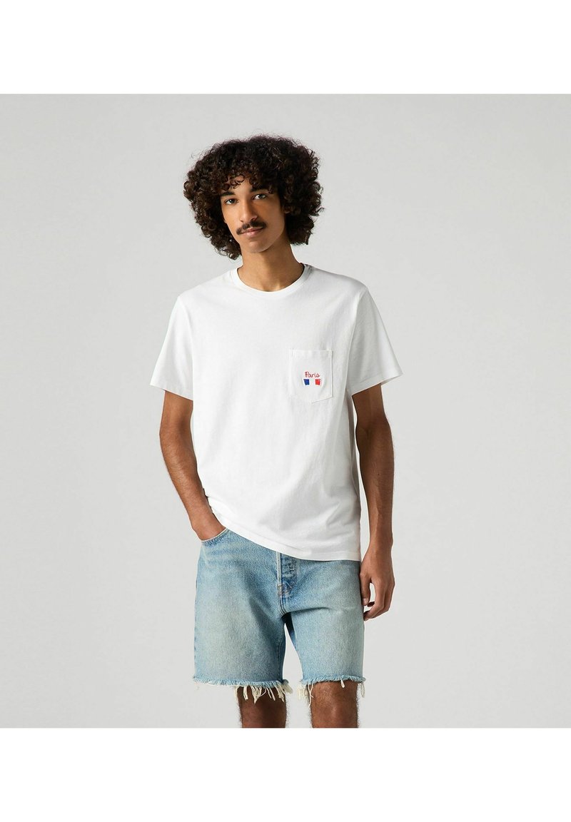 Levi’s® T-shirt basic wit denim/whitedenim Levi’s® T-shirt basic wit denim/whitedenim