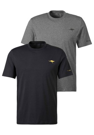 KangaROOS 2 PACK - Basic T-shirt - grau meliert