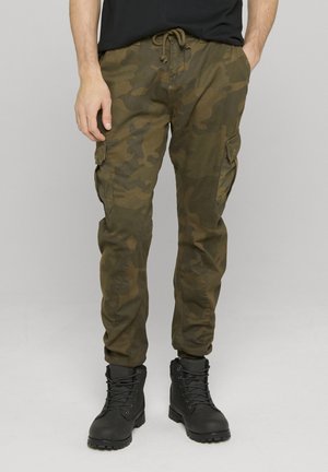Urban Classics PANTS - Oldalzsebes nadrágok - olive