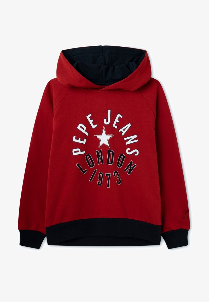 Pepe Jeans EVELYN - Felpa con cappuccio - winter red